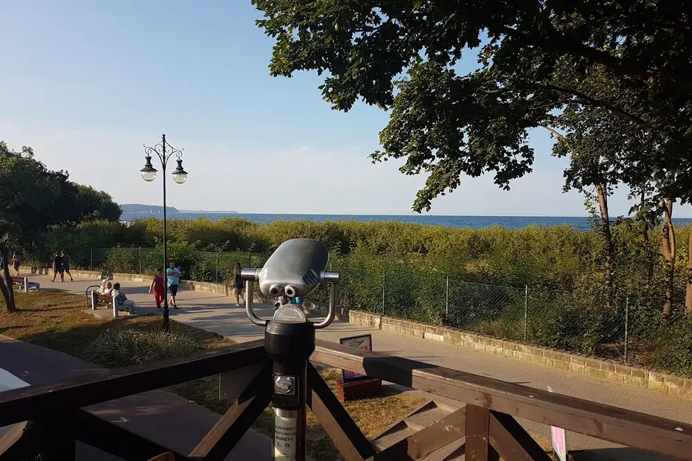 Taras od strony plaży